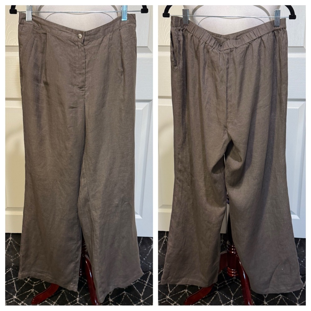 NWT! Sand Copenhagen Sasha Flex Pleated Linen pants